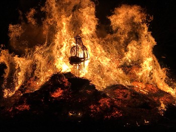 Burning of the Canes